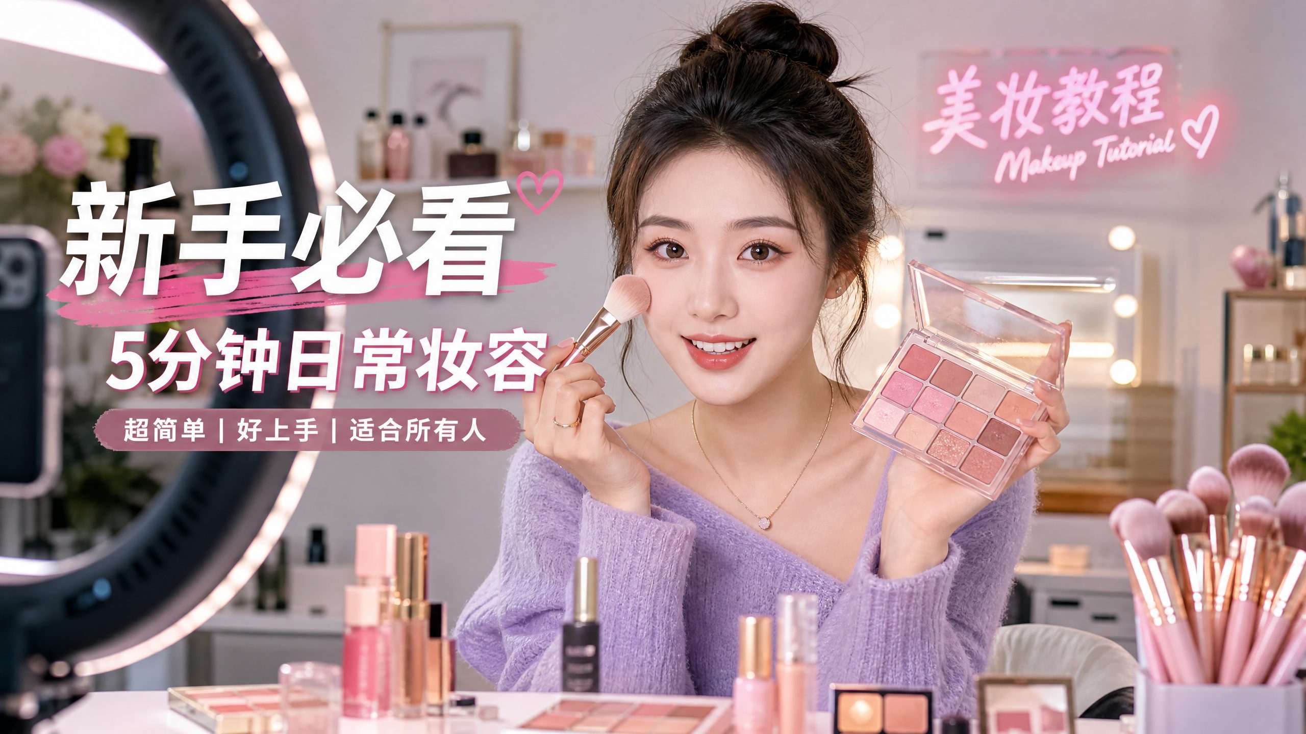 寸止挑战美妆视频教程
